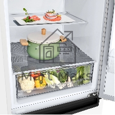 Холодильник LG GA-B509LQYL белый двухкамерный 277/107л морозилка снизу, No Frost