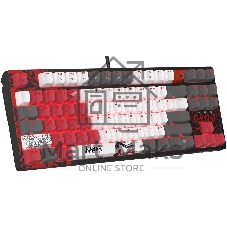 Клавиатура проводная A4Tech Bloody S87 Naraka USB черный/красный