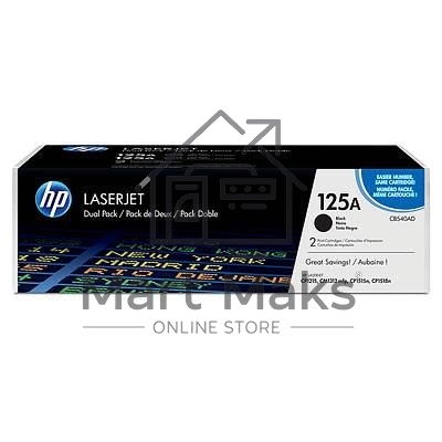 Картридж лазерный HP CB540AD черный двойная упаковка для CLJ CP1215/CP1515/CP1518 2 х 2200стр.