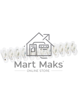 Колодка клеммная Navigator 2.5-10кв.мм 12пар NTB-UPE-S12-10/WH полиэтилен бел.