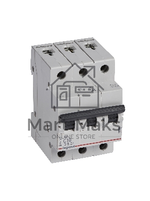 Выключатель автоматический модульный 3п C 10А 4.5кА RX3 Leg 419706
