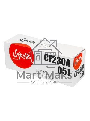Картридж лазерный Sakura CF230A/051 для HP и Canon, черный, 1 700 к.