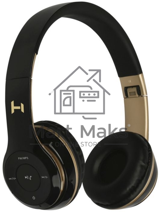 Наушники Harper HB-213 20-20000 Гц 88 дБ 32 Ом 200мА черный/золотой