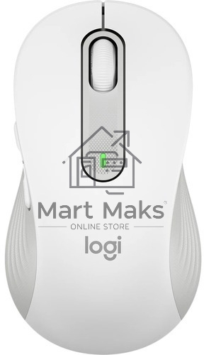 Мышь беспроводная Logitech Signature M650 L белый, 4000 dpi, радиоканал, Bluetooth, USB, кнопки - 5