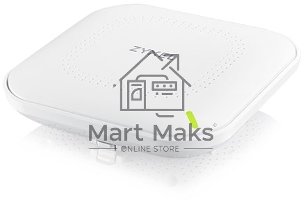 Точка доступа Zyxel NebulaFlex NWA50AX PRO, WiFi 6, 802.11a/b/g/n/ac/ax (2,4 и 5 ГГц), MU-MIMO, антенны 3x3, до 575+2400 Мбит/с, 1xLAN 2.5GE, PoE, без поддержки Captive portal и WPA-Enterprise, защита от 4G/5G, БП в комплекте