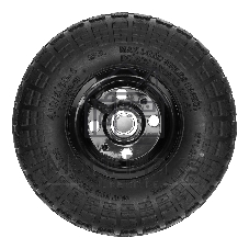 Колесо Palisad пневм. 4.10/3.50–4 с несим.ступ. d260 мм. подш. внут.диам. 20мм. длина оси - 5