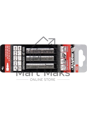 Полотна Matrix для электролобзика по дереву, 3 шт. T101B, 75x2,5мм, HCS Professional
