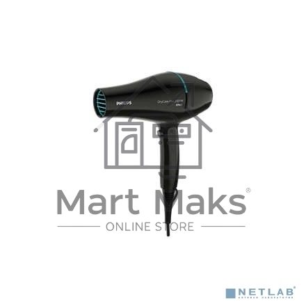 Фен Philips BHD272/00  2100 Вт, ионизация, 6 настроек температуры/скорости воздушного потока, насадка-концентратор 9 мм, холодный обдув, черный