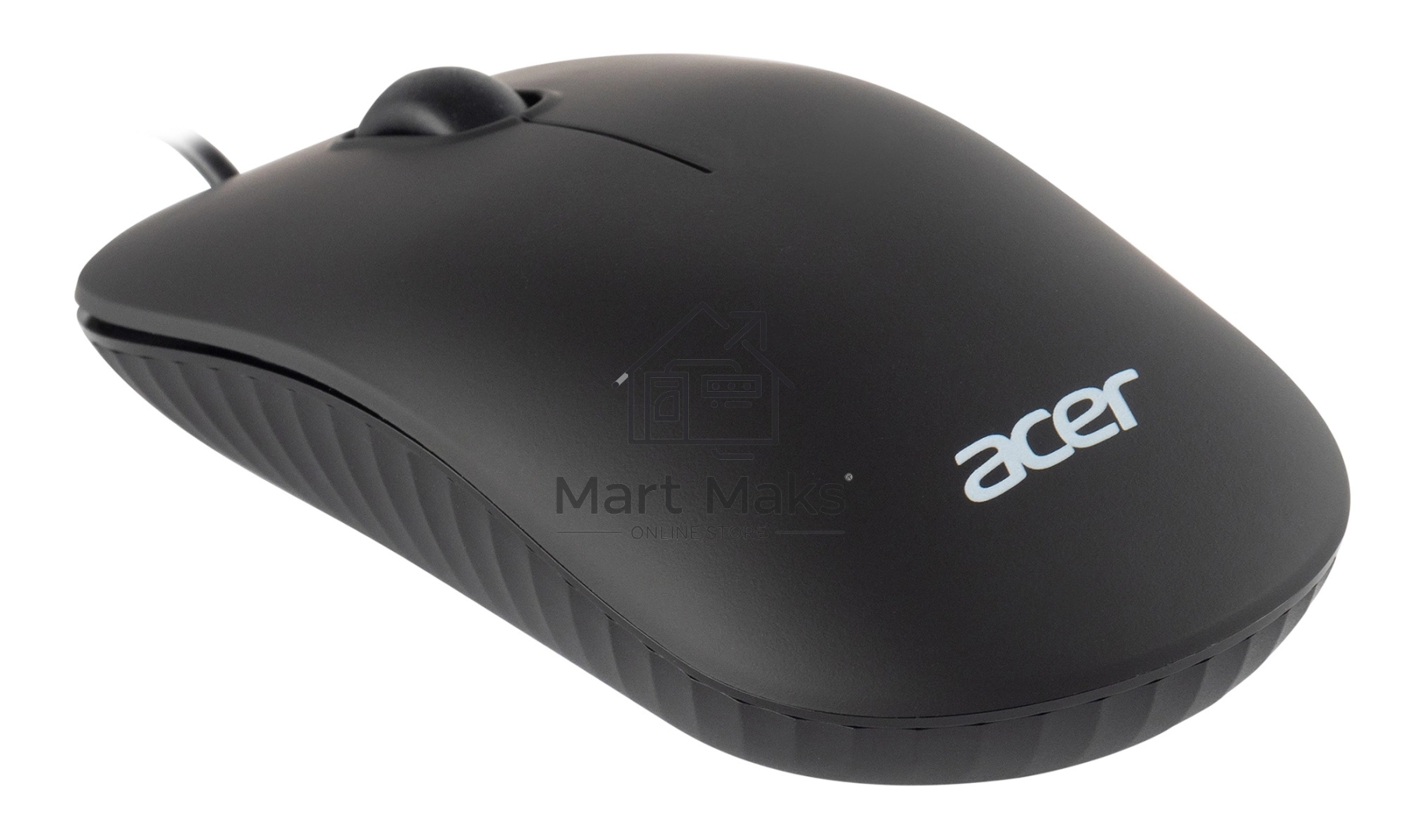 Мышь проводная Acer OMW122 черный, 1200 dpi, USB, кнопки - 3