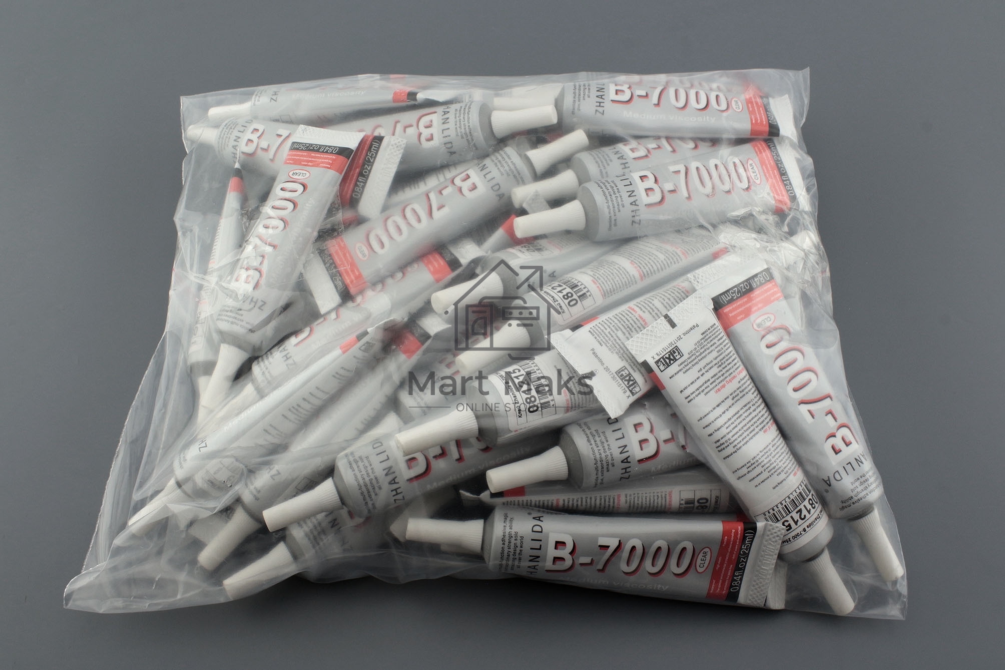 Клей Zhanlida B-7000 прозрачный 25мл 50 шт