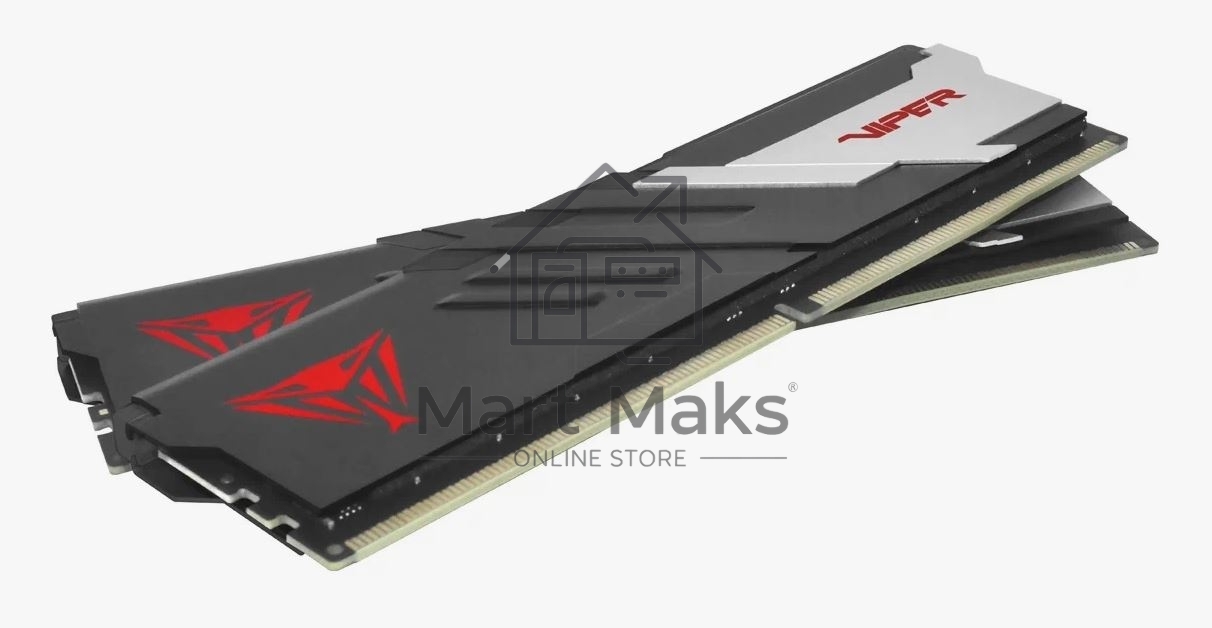 Оперативная память Patriot Viper Venom, DDR5, 32Gb (2x16GB), 6200MHz, CL40, DIMM, с радиатором, черный