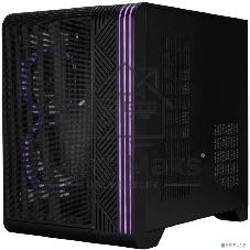 Корпус 1STPLAYER VT5 ARGB Black, Mini-Tower, чёрный, 3 x 120 мм