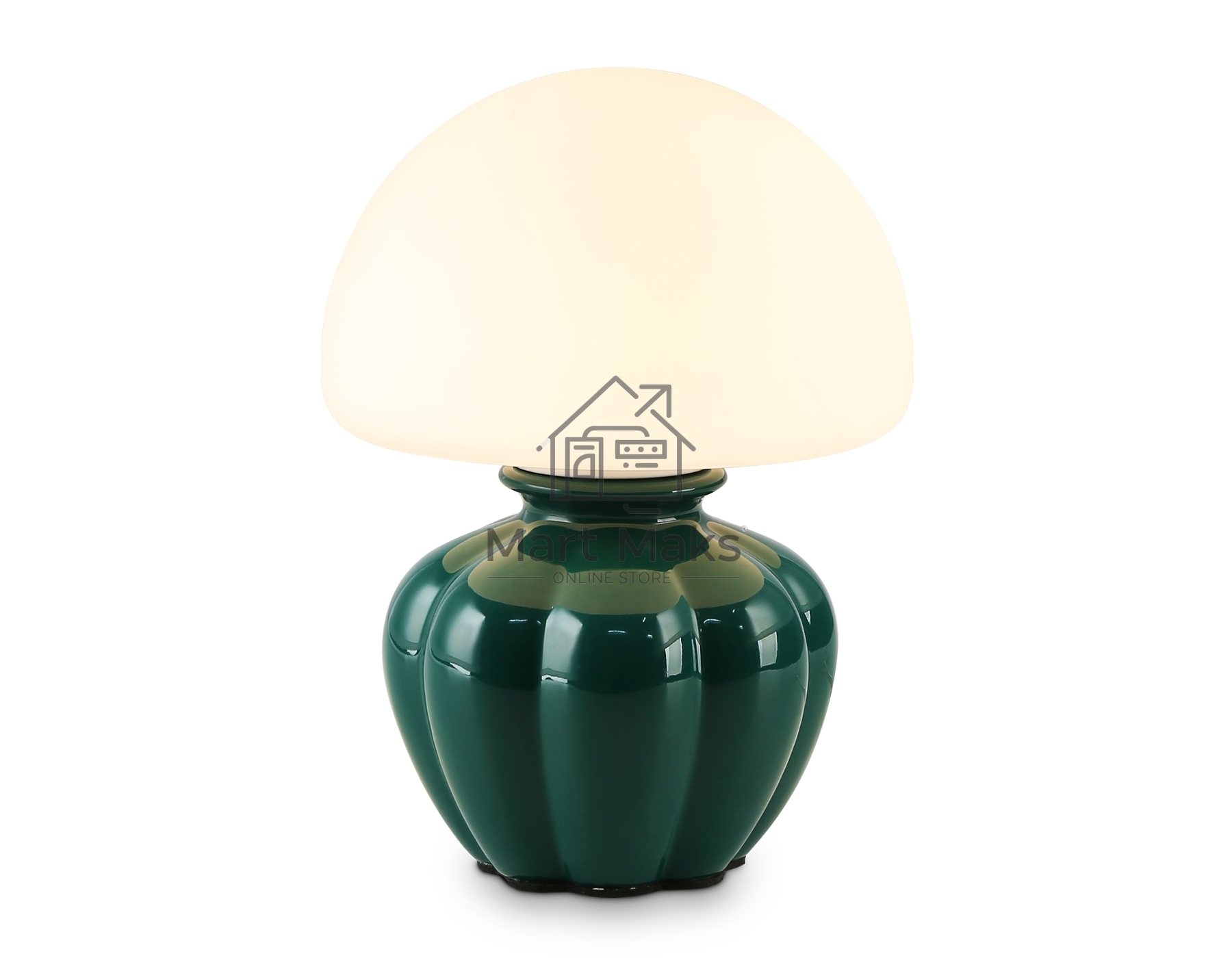 Настольная лампа Ambrella light LH53249 GN/WH зеленый/белый G9 max 28W D165*220