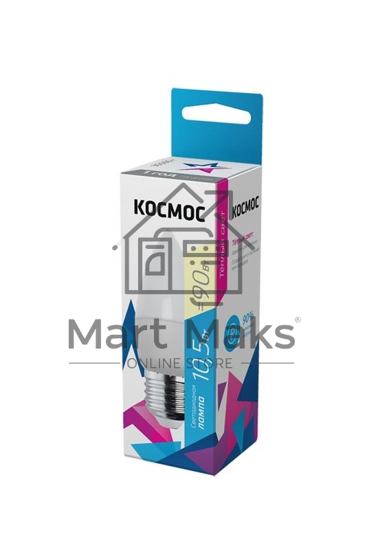 Лампа светодиодная LED BASIC CN 10.5Вт 220В E27 3000К Космос LkecLED10.5wCNE2730