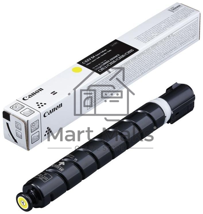 Тонер Canon C-EXV64Y 5756C002 (желтый) туба 650гр. для копира imageRunner Advance DX C3922i/C3926i/C3930i/C3935i, (ISO 25500 стр)