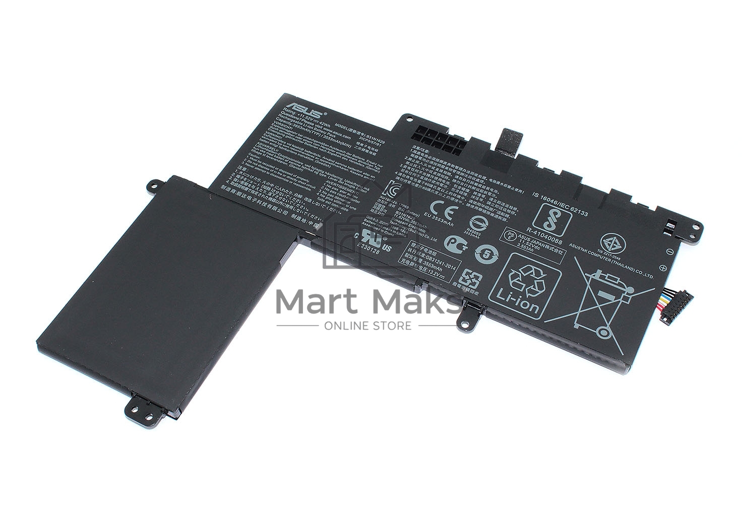 Аккумуляторная батарея для ноутбука Asus E203MAH 11.52V 3653mAh