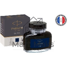 Флакон с чернилами Parker Quink Z13 (CW1950378) черный/синие чернила, 57мл для ручек перьевых