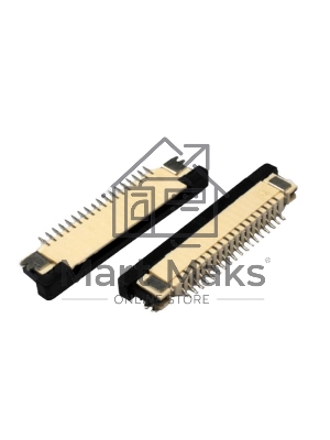 Разъем FPC Half Coverage Bottom Contact 0.8K-BX-16PWB 16 pin высота 2мм шаг 0,8мм