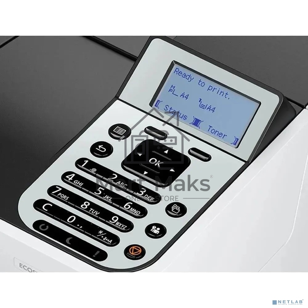 Принтер лазерный Kyocera PA5000x (110C0X3NL0), A4, ч/б, печ. до 50 стр/мин., 1200 x 1200 dpi, USB, RJ-45, Air Print, Mopria
