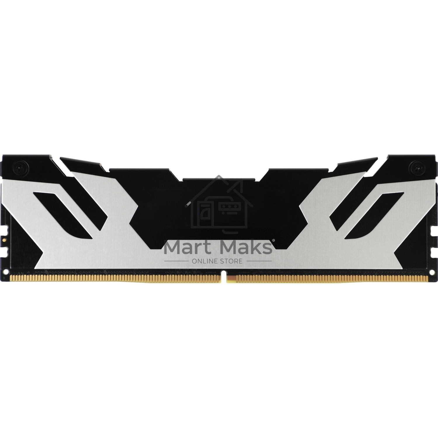 Оперативная память Kingston Fury Renegade, DDR5, 32GB (1x32GB), 6400MHz, CL32, DIMM, радиатор, серебристый/черный