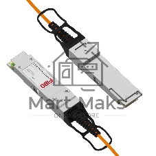 Кабель FIBO FT-Q100-AOC10m QSFP28 AOC модуль 100G, оптический кабель, 10 метров