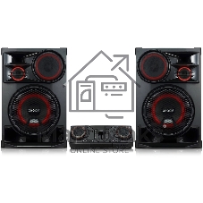 Минисистема LG CL98-FS черный 3500Вт FM USB BT