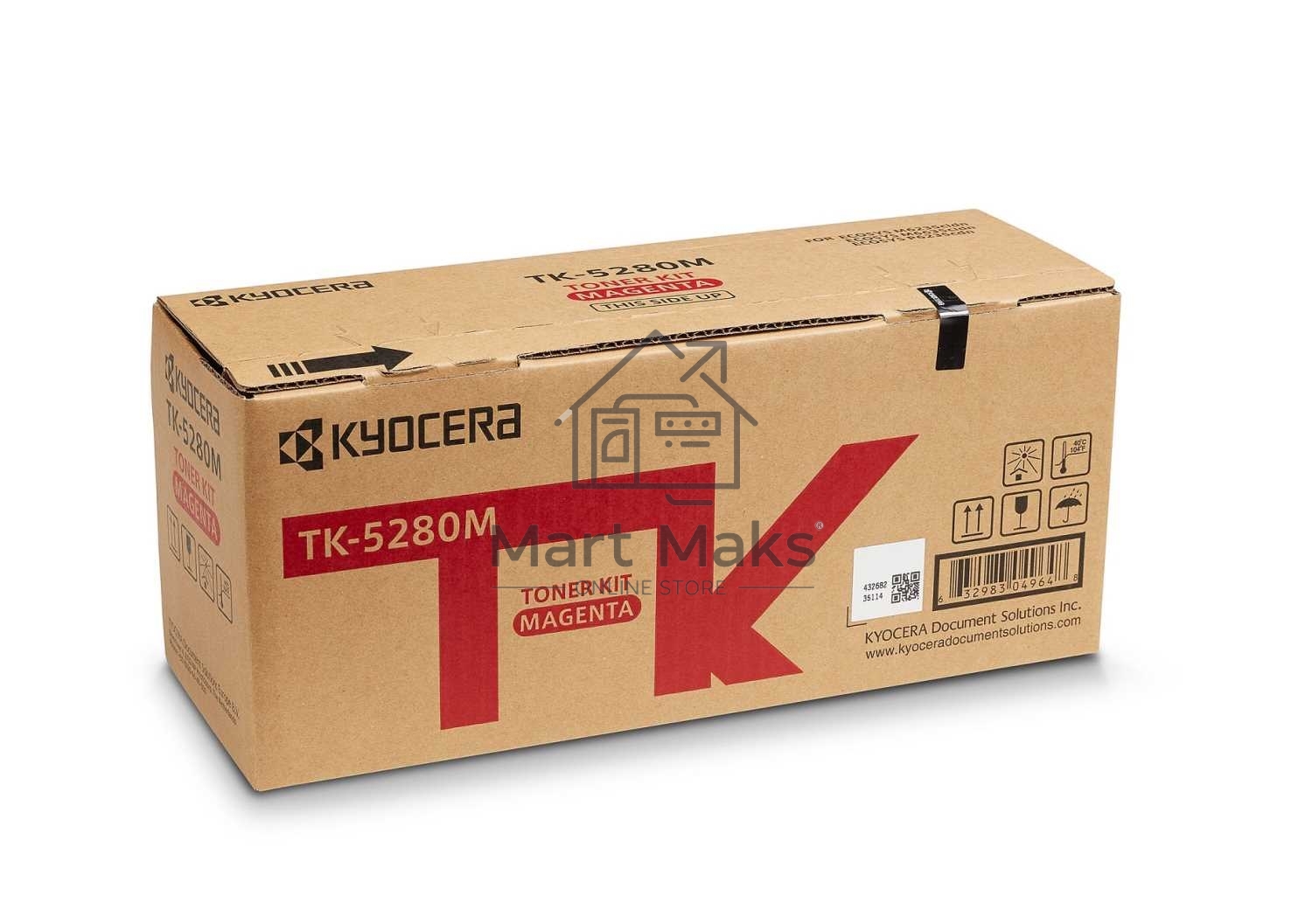 Картридж лазерный Kyocera TK-5280M (1T02TWBNL0) пурпурный для M6235cidn/M6635cidn/P6235cdn 11000 стр