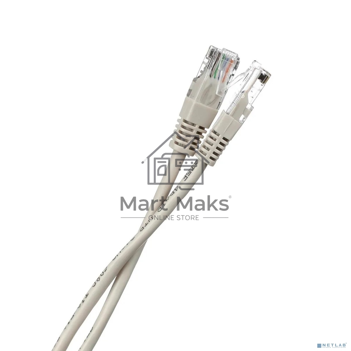 Коммутационный шнур Патч-корд литой Aopen/Qust ANP511_3M UTP кат.5е 3м серый
