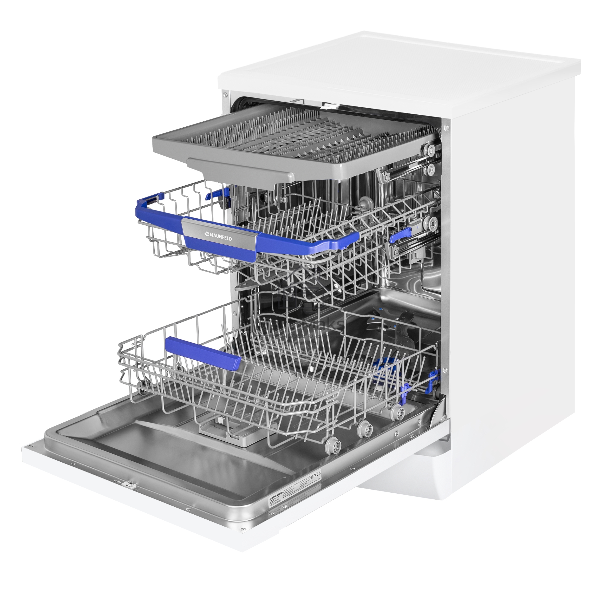 Посудомоечная машина MAUNFELD MWF60331W Inverter, белый, 59.8 см, 14 компл., 42 дБ, класс A+++