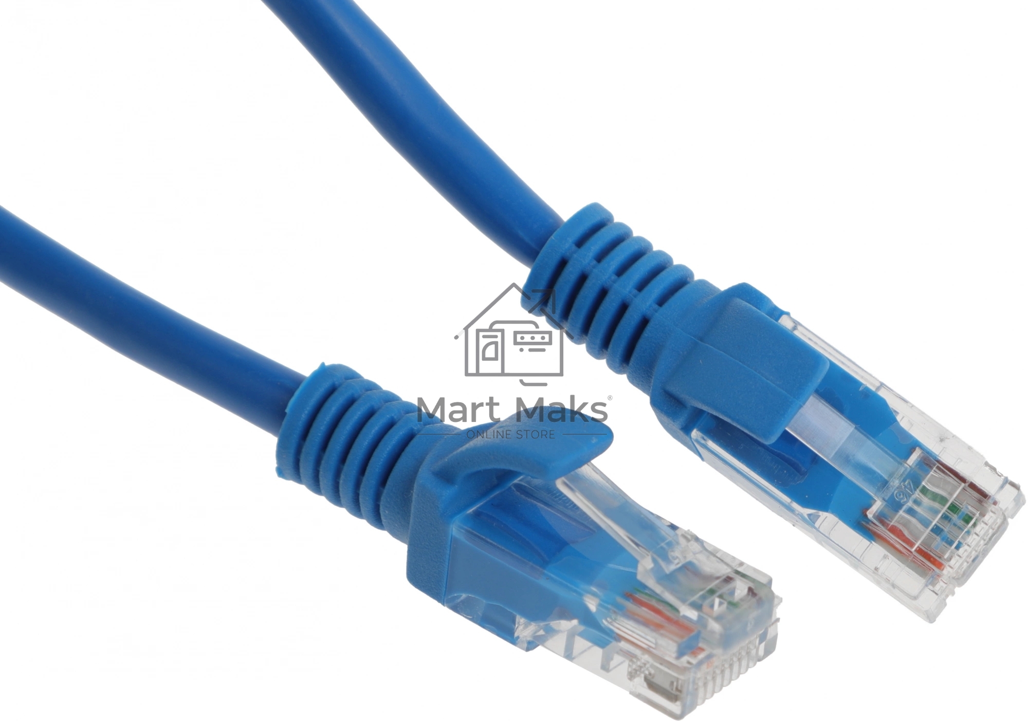 Патч-корд Premier PP12-0.25M/B 1000Гбит/с UTP 4 пары cat.5E CCA molded 0.25м синий RJ-45 (m)-RJ-45 (m)
