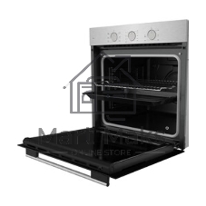 Духовой шкаф электрический Kuppersberg HF 603 BX 60 см, 80 л, High-Tech, 6 режимов, паровая очистка, черный + нерж. сталь