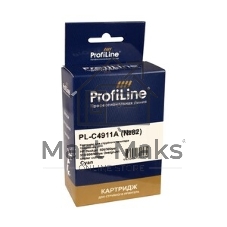 Картридж струйный ProfiLine PL-C4911A №82 для принтеров HP Deskjet 500/500ps/510/800/800ps DesignJet copier cc800ps Cyan водные