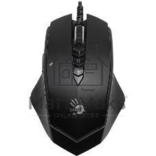 Мышь проводная A4Tech Bloody V8M Max черный, 12000 dpi, USB Type-A, кнопки - 8
