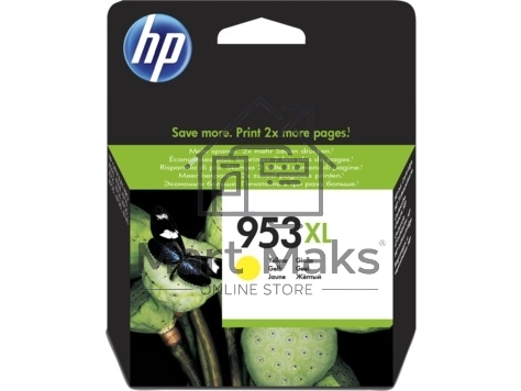 Картридж струйный HP 953XL F6U18AE желтый для HP OJP 8710/8715/8720/8730/8210/8725 (1600стр.)