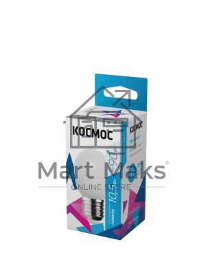 Лампа светодиодная LED BASIC GL45 10.5Вт 220В E27 4500К Космос LkeLED10.5wGL45E2745