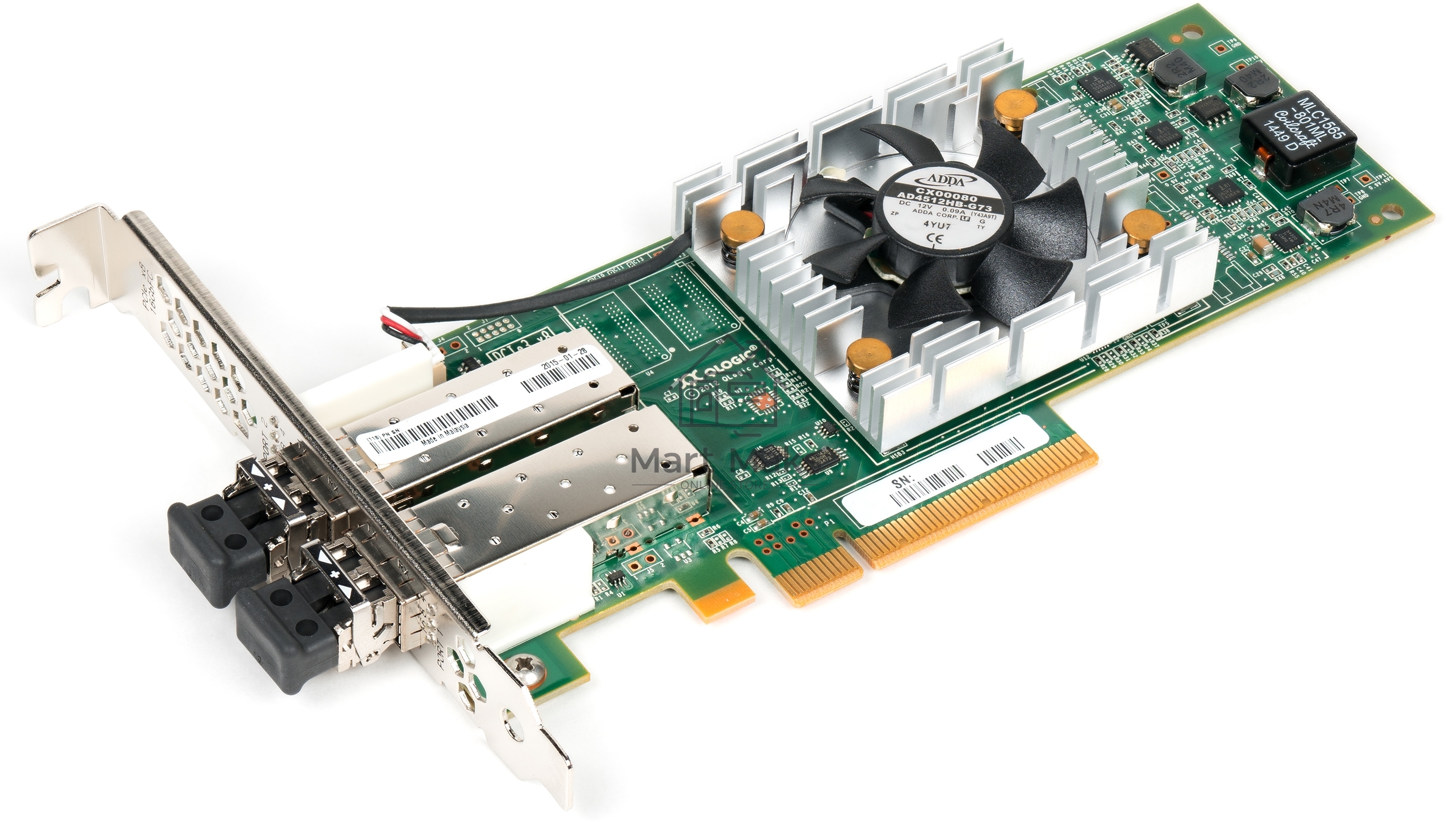 Контроллер Qlogic QLE2672-CK 16Gb Dual Port FC HBA x8 PCIe LC multi-mode optic