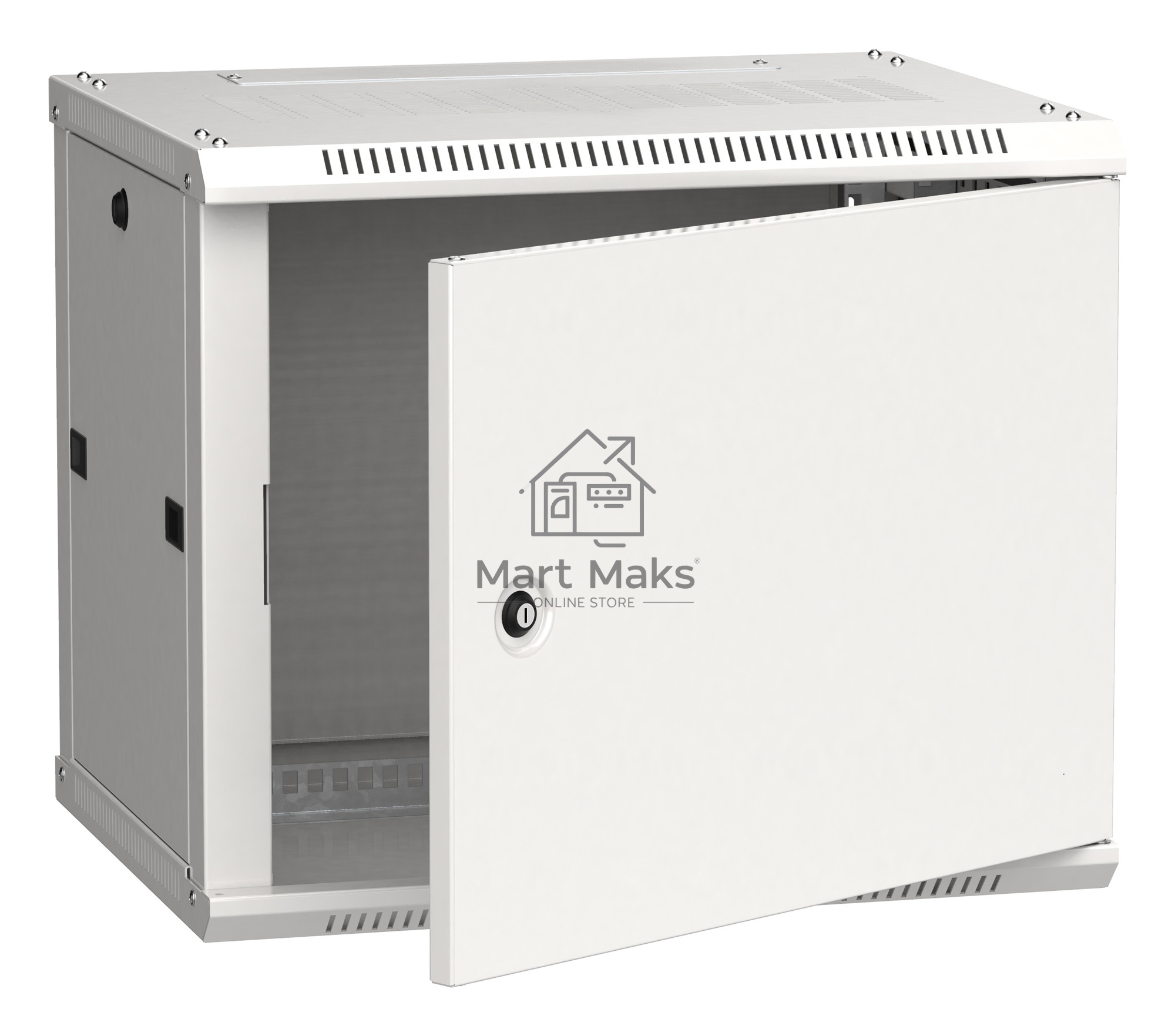 Шкаф ITK LWR3-06U64-MF LINEA W 6U 600x450 мм дверь металл, RAL7035 LWR3-06U64-MF