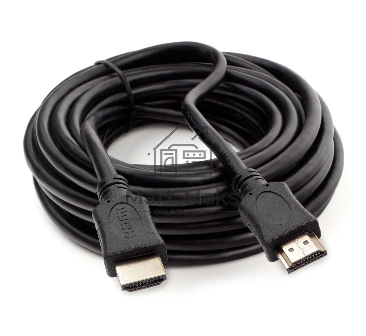 Кабель HDMI Cablexpert CC-HDMI4L-7.5M, 7.5м, v2.0, 19M/19M, серия Light, черный, позол.разъемы, экран, пакет