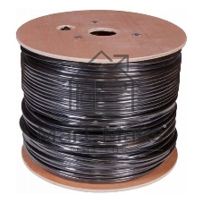 Кабель сетевой Buro UTP 4 пары cat5E solid 0.50мм Cu 305м черный стальной трос