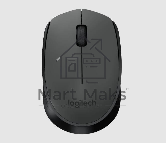 Мышь беспроводная Logitech M171 черный/серый, 1000 dpi, радиоканал, USB, кнопки - 3