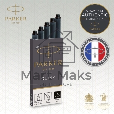 Картридж Parker Quink Z11 (CW1950382) черные чернила, для ручек перьевых (5шт)