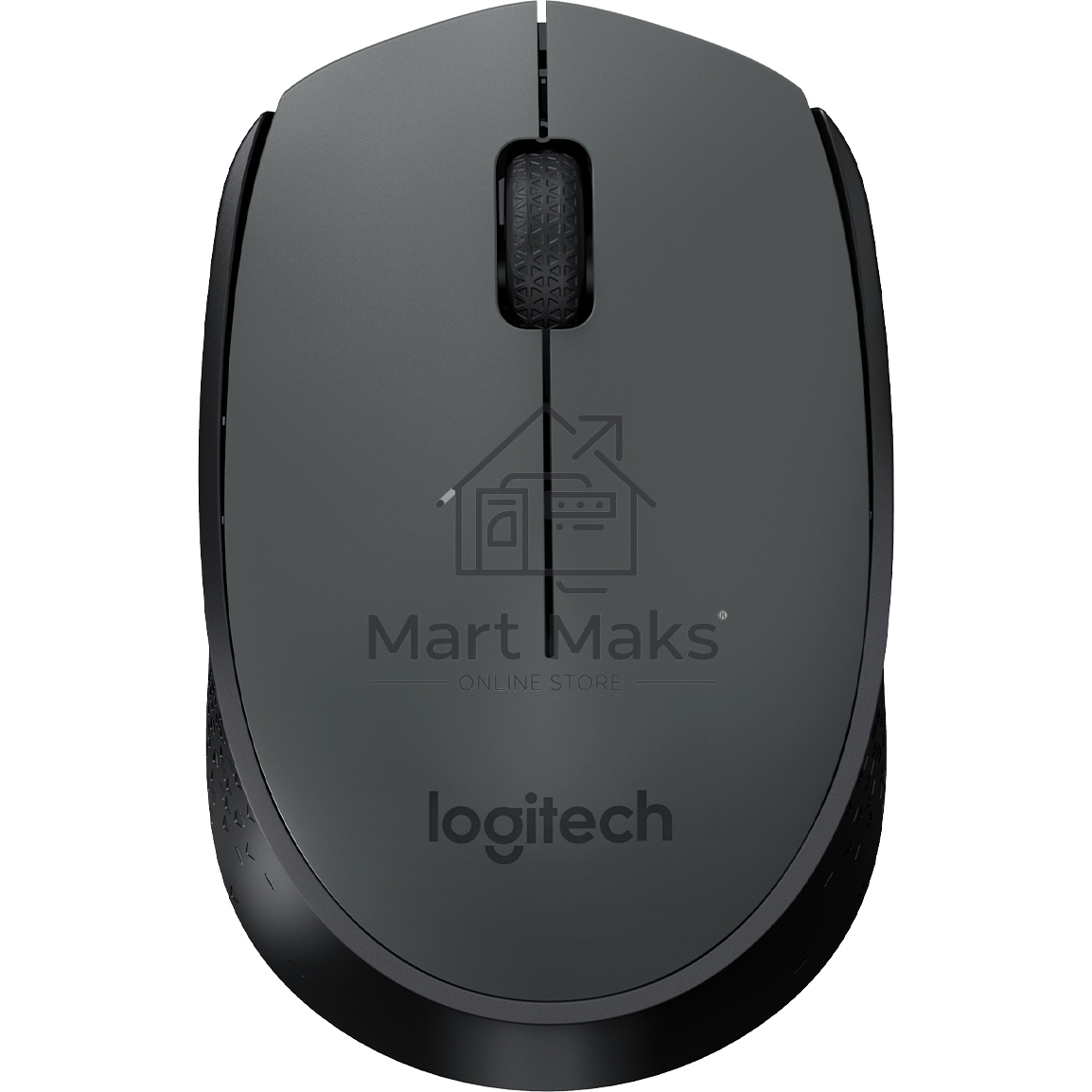 Мышь беспроводная Logitech M170 черный/темно-серый, 1000 dpi, радиоканал, USB, кнопки - 3