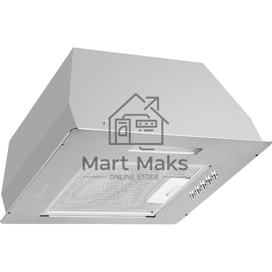 Вытяжка встраиваемая Monsher Angers 40 Acier серебристый, 40 см, 800 куб. м/ч, 45 дБ