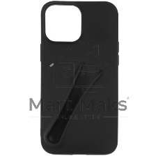 Чехол (клип-кейс) BoraSCO Silicone Case для Apple iPhone 13 Pro Max черный (матовый)
