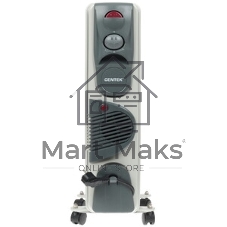 Обогреватель масляный Centek CT-6203-9 (9 секций) белый, 2400 Вт, 20 м2, 3 режима, термостат