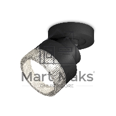 Светильник Ambrella Light XM8102040 SBK/CL черный песок/прозрачный GX53 (A2229, A2106, C8102, N8480)