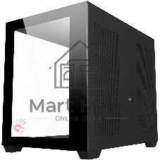Компьютерный корпус Bloody BD-CC108 черный без БП mATX 9x120мм 2xUSB 3.0 audio bott PSU