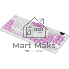 Клавиатура MSI Forge GK600 гибридная, Bluetooth, радиоканал, белый