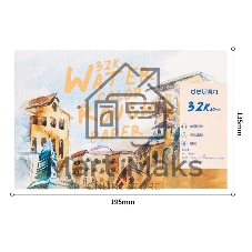 Альбом для рисования Deli 73918 20 л. 135х195 мм