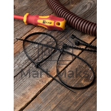 Хомут кабельный 4.8х350 нейл. черный (уп. 100 шт) EKF plc-cb-4.8x350